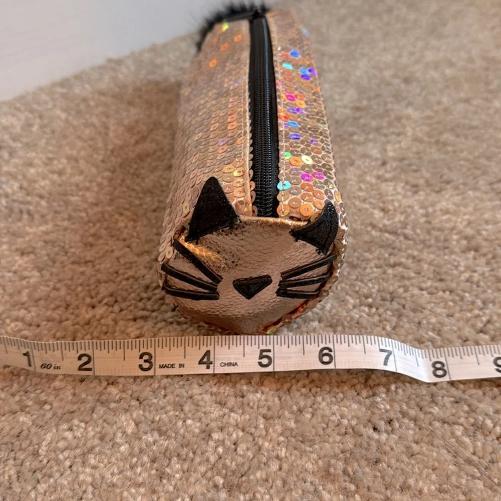 Justice Sequined Cat travel case